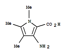 1H-pyrrole-2-carboxylicacid,3-amino-1,4,5-trimethyl-(9ci)Structure,749162-26-3Structure 1H-pyrrole-2-carboxylicacid,3-amino-1,4,5-trimethyl-(9ci) Structure,749162-26-3Structure