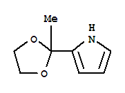 1H-pyrrole,2-(2-methyl-1,3-dioxolan-2-yl)-(9ci) Structure,750559-12-7Structure