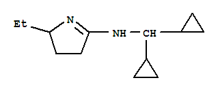 (9ci)-n-(二環(huán)丙基甲基)-2-乙基-3,4-二氫-2H-吡咯-5-胺結(jié)構(gòu)式_750561-53-6結(jié)構(gòu)式