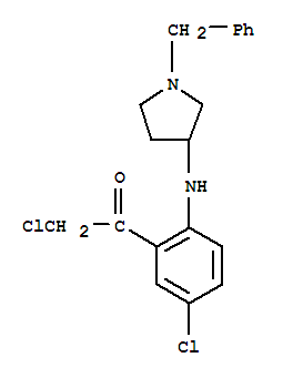 Ethanone, 2-chloro-1-[5-chloro-2-[[1-(phenylmethyl)-3-pyrrolidinyl]amino]phenyl]- Structure,752165-83-6Structure