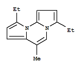 (9ci)-3,9-二乙基-6-甲基-二吡咯并[1,2-a:1,2-c]嘧啶結(jié)構(gòu)式_753470-59-6結(jié)構(gòu)式