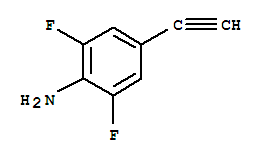4-Ethynyl-2,6-difluoro-phenylamineStructure,753501-37-0Structure 4-Ethynyl-2,6-difluoro-phenylamine Structure,753501-37-0Structure