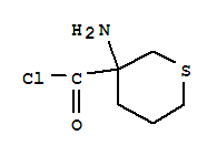 2H-thiopyran-3-carbonyl chloride, 3-aminotetrahydro-(9ci)Structure,754916-86-4Structure 2H-thiopyran-3-carbonyl chloride, 3-aminotetrahydro-(9ci) Structure,754916-86-4Structure