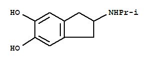 (9ci)-2,3-二氫-2-[(1-甲基乙基)氨基]-1H-茚-5,6-二醇結(jié)構(gòu)式_756758-56-2結(jié)構(gòu)式