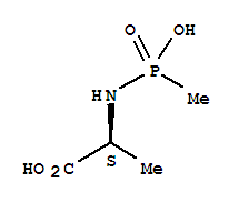 L-alanine, n-(hydroxymethylphosphinyl)-(9ci) Structure,756792-36-6Structure