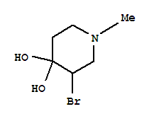 4,4-Piperidinediol, 3-bromo-1-methyl-(9ci)Structure,757161-01-6Structure 4,4-Piperidinediol, 3-bromo-1-methyl-(9ci) Structure,757161-01-6Structure