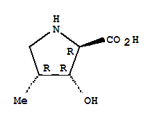 (3r,4r)-(9ci)-3-羥基-4-甲基-D-脯氨酸結(jié)構(gòu)式_757185-80-1結(jié)構(gòu)式