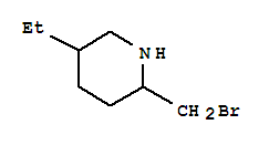 Piperidine, 2-(bromomethyl)-5-ethyl-(9ci)Structure,757905-16-1Structure Piperidine, 2-(bromomethyl)-5-ethyl-(9ci) Structure,757905-16-1Structure