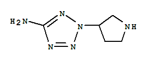 2H-tetrazol-5-amine,2-(3-pyrrolidinyl)-(9ci)Structure,761376-44-7Structure 2H-tetrazol-5-amine,2-(3-pyrrolidinyl)-(9ci) Structure,761376-44-7Structure