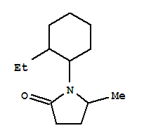 2-Pyrrolidinone,1-(2-ethylcyclohexyl)-5-methyl-(9ci)Structure,764717-94-4Structure 2-Pyrrolidinone,1-(2-ethylcyclohexyl)-5-methyl-(9ci) Structure,764717-94-4Structure