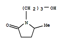 2-Pyrrolidinone,1-(3-hydroxypropyl)-5-methyl-(9ci)Structure,764718-04-9Structure 2-Pyrrolidinone,1-(3-hydroxypropyl)-5-methyl-(9ci) Structure,764718-04-9Structure