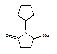 2-Pyrrolidinone,1-cyclopentyl-5-methyl-(9ci)Structure,764718-05-0Structure 2-Pyrrolidinone,1-cyclopentyl-5-methyl-(9ci) Structure,764718-05-0Structure