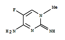 2-Pyrimidinamine,5-fluoro-1,4-dihydro-4-imino-1-methyl-(9ci)Structure,765218-13-1Structure 2-Pyrimidinamine,5-fluoro-1,4-dihydro-4-imino-1-methyl-(9ci) Structure,765218-13-1Structure