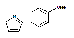 2H-pyrrole,5-(4-methoxyphenyl)-(9ci)Structure,766483-23-2Structure 2H-pyrrole,5-(4-methoxyphenyl)-(9ci) Structure,766483-23-2Structure