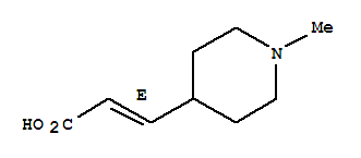 2-Propenoicacid,3-(1-methyl-4-piperidinyl)-,(2e)-(9ci)Structure,768370-97-4Structure 2-Propenoicacid,3-(1-methyl-4-piperidinyl)-,(2e)-(9ci) Structure,768370-97-4Structure