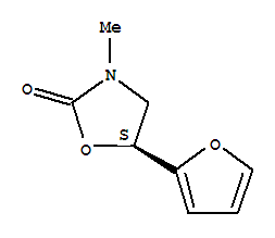 (5s)-(9ci)-5-(2-呋喃)-3-甲基-2-噁唑烷酮結構式_769140-93-4結構式