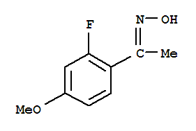 Ethanone,1-(2-fluoro-4-methoxyphenyl)-,oxime(9ci)Structure,770722-59-3Structure Ethanone,1-(2-fluoro-4-methoxyphenyl)-,oxime(9ci) Structure,770722-59-3Structure