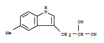 Propanedinitrile, [(5-methyl-1h-indol-3-yl)methyl]-(9ci) Structure,771547-80-9Structure