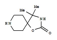 (9ci)-4,4-二甲基-1-噁-3,8-二氮雜螺[4.5]癸烷-2-酮結構式_77211-49-5結構式