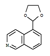 Isoquinoline, 5-(1,3-dioxolan-2-yl)-(9ci)Structure,773088-74-7Structure Isoquinoline, 5-(1,3-dioxolan-2-yl)-(9ci) Structure,773088-74-7Structure