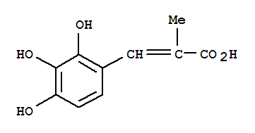 2-Propenoic acid, 2-methyl-3-(2,3,4-trihydroxyphenyl)-(9ci)Structure,773120-31-3Structure 2-Propenoic acid, 2-methyl-3-(2,3,4-trihydroxyphenyl)-(9ci) Structure,773120-31-3Structure