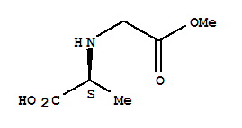 (9ci)-n-(2-甲氧基-2-氧代乙基)-L-丙氨酸結(jié)構(gòu)式_77328-40-6結(jié)構(gòu)式