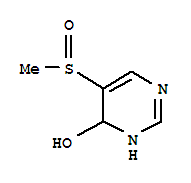 4-Pyrimidinol, 1,4-dihydro-5-(methylsulfinyl)-(9ci)Structure,773805-12-2Structure 4-Pyrimidinol, 1,4-dihydro-5-(methylsulfinyl)-(9ci) Structure,773805-12-2Structure