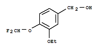 Benzenemethanol, 4-(difluoromethoxy)-3-ethoxy-(9ci)Structure,773868-64-7Structure Benzenemethanol, 4-(difluoromethoxy)-3-ethoxy-(9ci) Structure,773868-64-7Structure