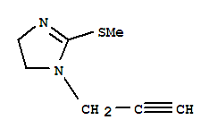 1H-imidazole,4,5-dihydro-2-(methylthio)-1-(2-propynyl)-(9ci)Structure,774504-41-5Structure 1H-imidazole,4,5-dihydro-2-(methylthio)-1-(2-propynyl)-(9ci) Structure,774504-41-5Structure