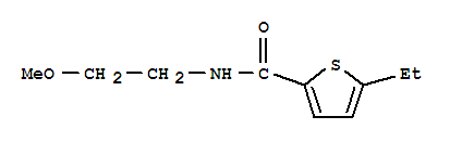 2-Thiophenecarboxamide,5-ethyl-n-(2-methoxyethyl)-(9ci)Structure,774588-45-3Structure 2-Thiophenecarboxamide,5-ethyl-n-(2-methoxyethyl)-(9ci) Structure,774588-45-3Structure