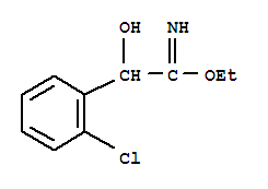 Ethyl 2-(2-chlorophenyl)-2-hydroxyacetimidateStructure,775226-44-3Structure Ethyl 2-(2-chlorophenyl)-2-hydroxyacetimidate Structure,775226-44-3Structure