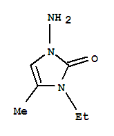 2H-imidazol-2-one,1-amino-3-ethyl-1,3-dihydro-4-methyl-(9ci)Structure,775553-05-4Structure 2H-imidazol-2-one,1-amino-3-ethyl-1,3-dihydro-4-methyl-(9ci) Structure,775553-05-4Structure