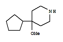 Piperidine, 4-cyclopentyl-4-methoxy-(9ci)Structure,776292-08-1Structure Piperidine, 4-cyclopentyl-4-methoxy-(9ci) Structure,776292-08-1Structure