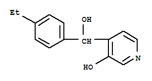 4-Pyridinemethanol,alpha-(4-ethylphenyl)-3-hydroxy-(9ci)Structure,776317-39-6Structure 4-Pyridinemethanol,alpha-(4-ethylphenyl)-3-hydroxy-(9ci) Structure,776317-39-6Structure