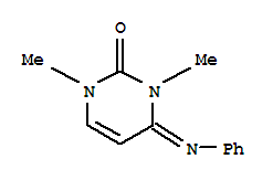 (9ci)-3,4-二氫-1,3-二甲基-4-(苯基亞氨基)-2(1H)-嘧啶酮結構式_780693-91-6結構式