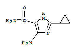 1H-imidazole-4-carboxamide, 5-amino-2-cyclopropyl- Structure,780695-81-0Structure
