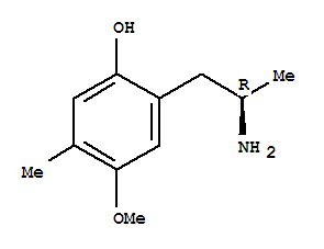Phenol, 2-(2-aminopropyl)-4-methoxy-5-methyl-, (r)-(9ci)Structure,780697-71-4Structure Phenol, 2-(2-aminopropyl)-4-methoxy-5-methyl-, (r)-(9ci) Structure,780697-71-4Structure