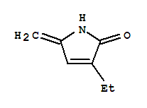2H-pyrrol-2-one,3-ethyl-1,5-dihydro-5-methylene-(9ci)Structure,78210-71-6Structure 2H-pyrrol-2-one,3-ethyl-1,5-dihydro-5-methylene-(9ci) Structure,78210-71-6Structure
