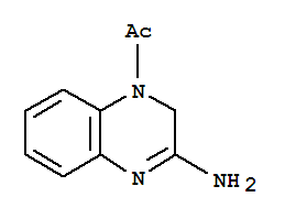 (9ci)-4-乙?；?3,4-二氫-2-喹噁啉胺結(jié)構(gòu)式_782428-50-6結(jié)構(gòu)式
