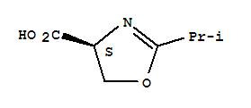 (4s)-(9ci)-4,5-二氫-2-(1-甲基乙基)-4-噁唑羧酸結(jié)構(gòu)式_784132-37-2結(jié)構(gòu)式