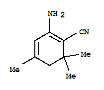 1,3-Cyclohexadiene-1-carbonitrile, 2-amino-4,6,6-trimethyl-Structure,78450-20-1Structure 1,3-Cyclohexadiene-1-carbonitrile, 2-amino-4,6,6-trimethyl- Structure,78450-20-1Structure