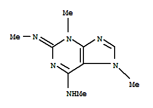 (9ci)-3,7-二氫-n,3,7-三甲基-2-(甲基亞氨基)-2H-嘌呤-6-胺結(jié)構(gòu)式_787485-83-0結(jié)構(gòu)式