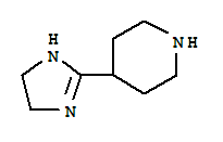 Piperidine, 4-(4,5-dihydro-1h-imidazol-2-yl)-(9ci)Structure,790164-60-2Structure Piperidine, 4-(4,5-dihydro-1h-imidazol-2-yl)-(9ci) Structure,790164-60-2Structure