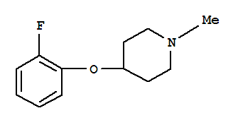 Piperidine, 4-(2-fluorophenoxy)-1-methyl-(9ci)Structure,790667-57-1Structure Piperidine, 4-(2-fluorophenoxy)-1-methyl-(9ci) Structure,790667-57-1Structure
