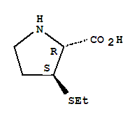 (3r)-rel-(9ci)-3-(乙基硫代)-D-脯氨酸結(jié)構(gòu)式_79068-18-1結(jié)構(gòu)式