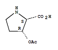 (3s)-rel-(9ci)-3-(乙?；趸?-D-脯氨酸結(jié)構(gòu)式_79068-26-1結(jié)構(gòu)式