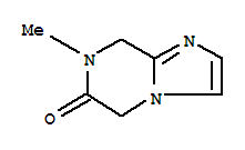 (9ci)-7,8-二氫-7-甲基-咪唑并[1,2-a]吡嗪-6(5h)-酮結(jié)構(gòu)式_791008-95-2結(jié)構(gòu)式