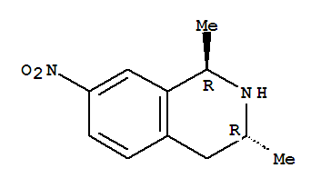 (9ci)-1,2,3,4-四氫-1,3-二甲基-7-硝基-異喹啉結構式_791048-46-9結構式