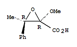 反式-(9ci)-2-甲氧基-3-甲基-3-苯基-環(huán)氧乙烷羧酸結(jié)構(gòu)式_791532-50-8結(jié)構(gòu)式