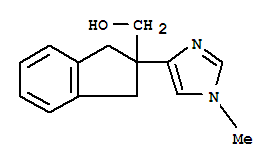 (9ci)-2,3-二氫-2-(1-甲基-1H-咪唑-4-基)-1H-茚-2-甲醇結(jié)構(gòu)式_791553-00-9結(jié)構(gòu)式